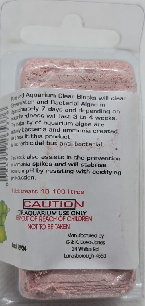 Independent Store Brand Pond Block – Red (10-100Ltrs)