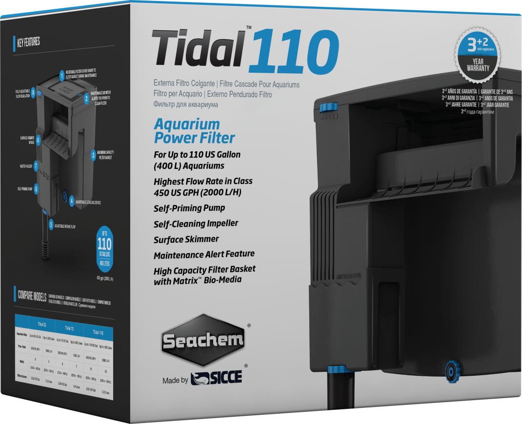 Seachem Tidal 110 Hangon Filter 415L