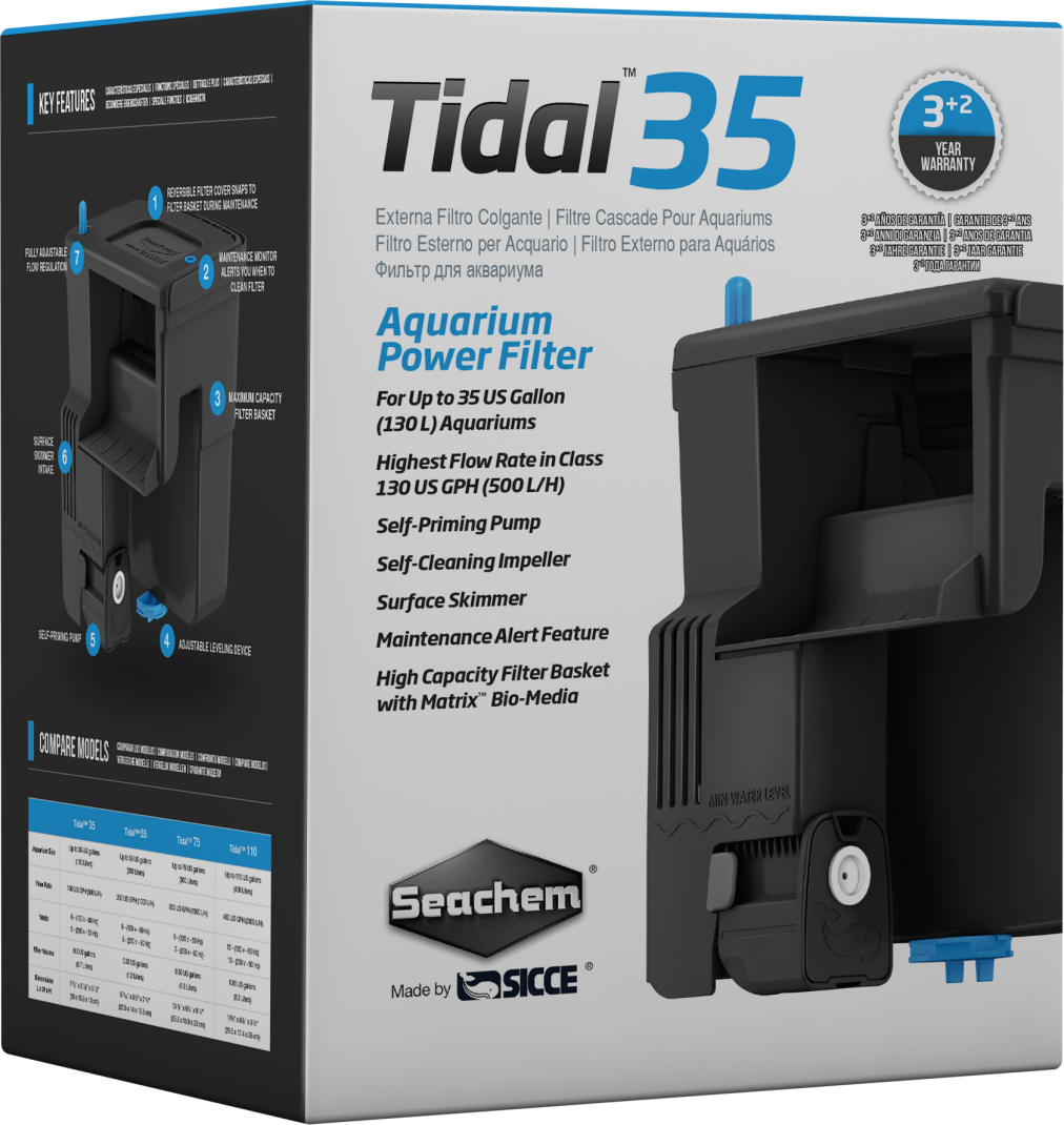 Seachem Tidal 35 Hangon Filter 135L