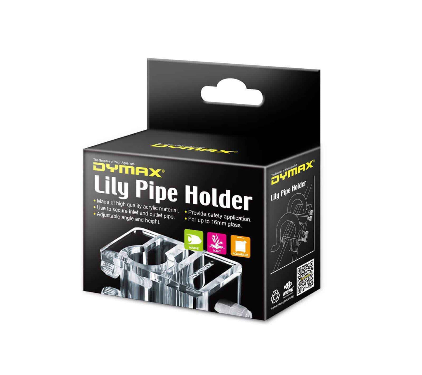 DYMAX LILY PIPE HOLDER (2PCS/PKT)