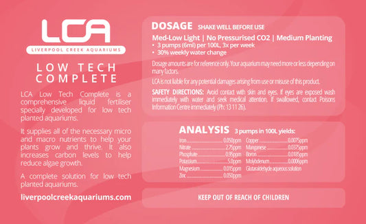LCA Low Tech Complete 500ml