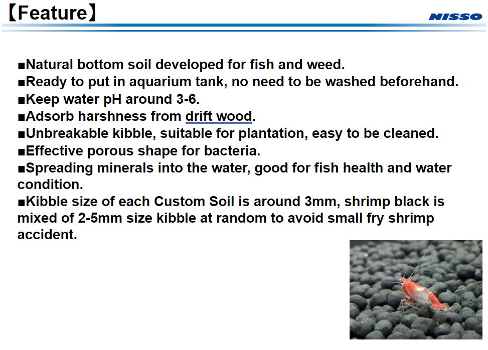 Nisso Shrimp Soil Black 8L