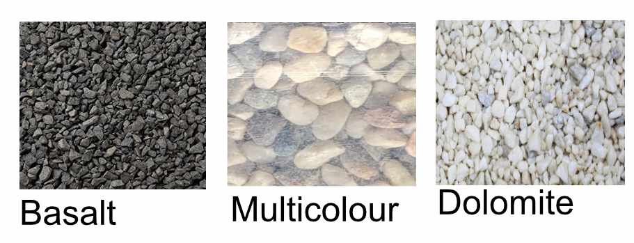 AQUAEL Basalt Gravel 2-4mm 2kg