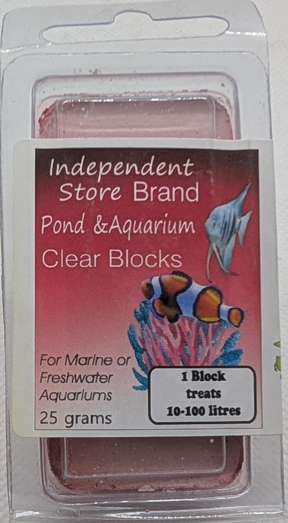 Independent Store Brand Pond Block Red (10-100Ltrs)