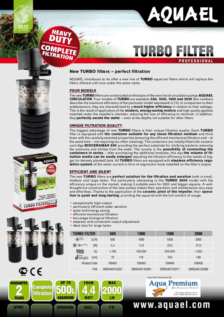 AQUAEL Turbo Filter 2000