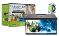 AQUAEL Leddy Day & Night 40 Black Aquarium Set PICKUP ONLY