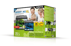 Aquael Leddy Day & Night 40XL Black Aquarium