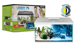 Aquael Leddy Day & Night 75 White Aquarium Set