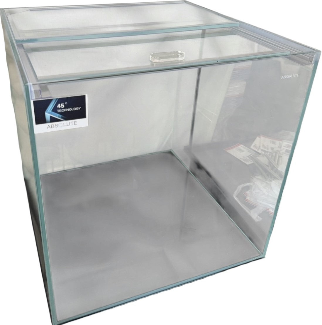 ABSOLUTE The Perfecto Series Opti Clear Tank 45x45x45 PICKUP ONLY