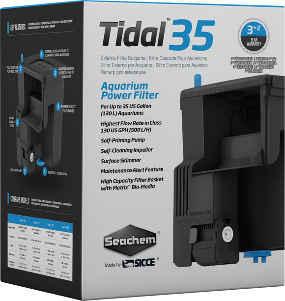 Seachem Tidal 35 Hangon Filter 135L