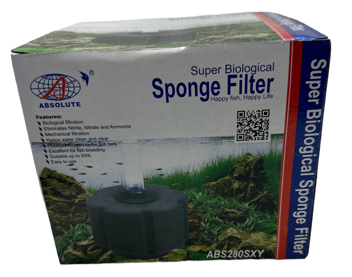 Absolute Super Biological Sponge Filter MEDIUM