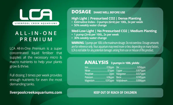 LCA All-in-One Premium (Estimative Index) 250ml