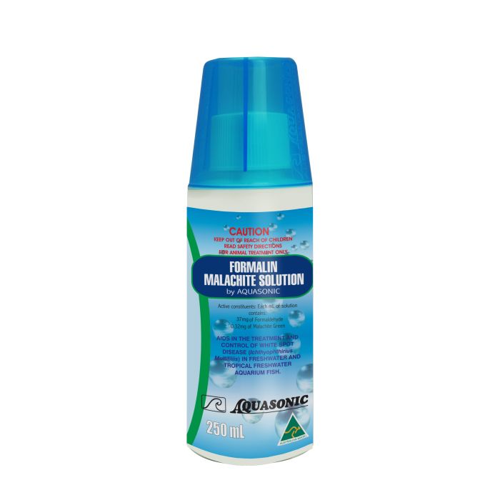 Aquasonic Formalin/Malachite Solution 250ml
