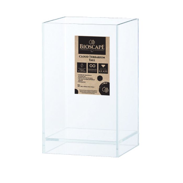 Bioscape Cloud Terrarium Tall Large and Cover 30 x 30 x 45cm PICKUP ONLY