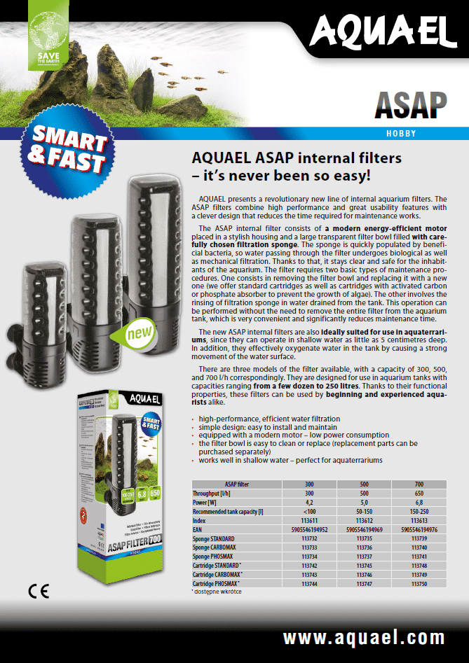 AQUAEL ASAP Filter 700