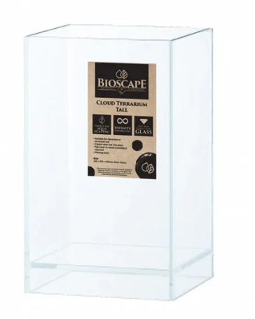 Bioscape Terrarium Cloud Tall Large and Cover 30 x 30 x 45cm PICKUP ONLY