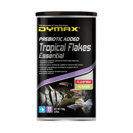 DYMAX TROPICAL FLAKES ESSENTIAL 150G FLOATING FLAKES