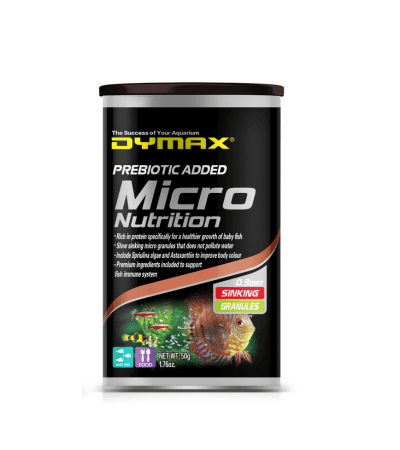 DYMAX MICRO NUTRITION 50G SINKING GRANULE