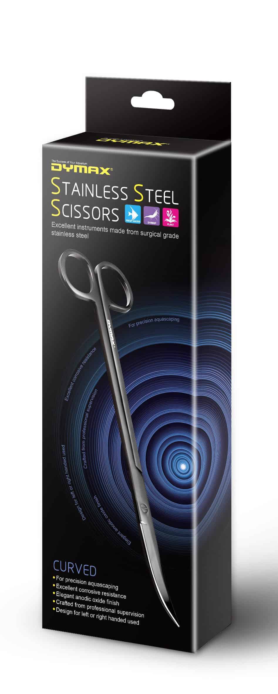 DYMAX STAINLESS STEEL SCISSOR-CURVED