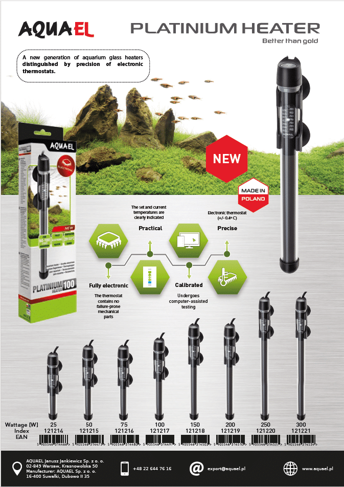 AQUAEL Platinium Heater 200w
