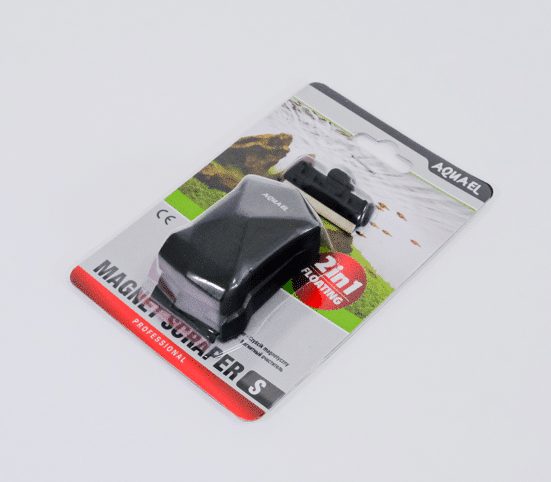 AQUAEL Magnet Glass Cleaner & Scraper 2-in-1 S